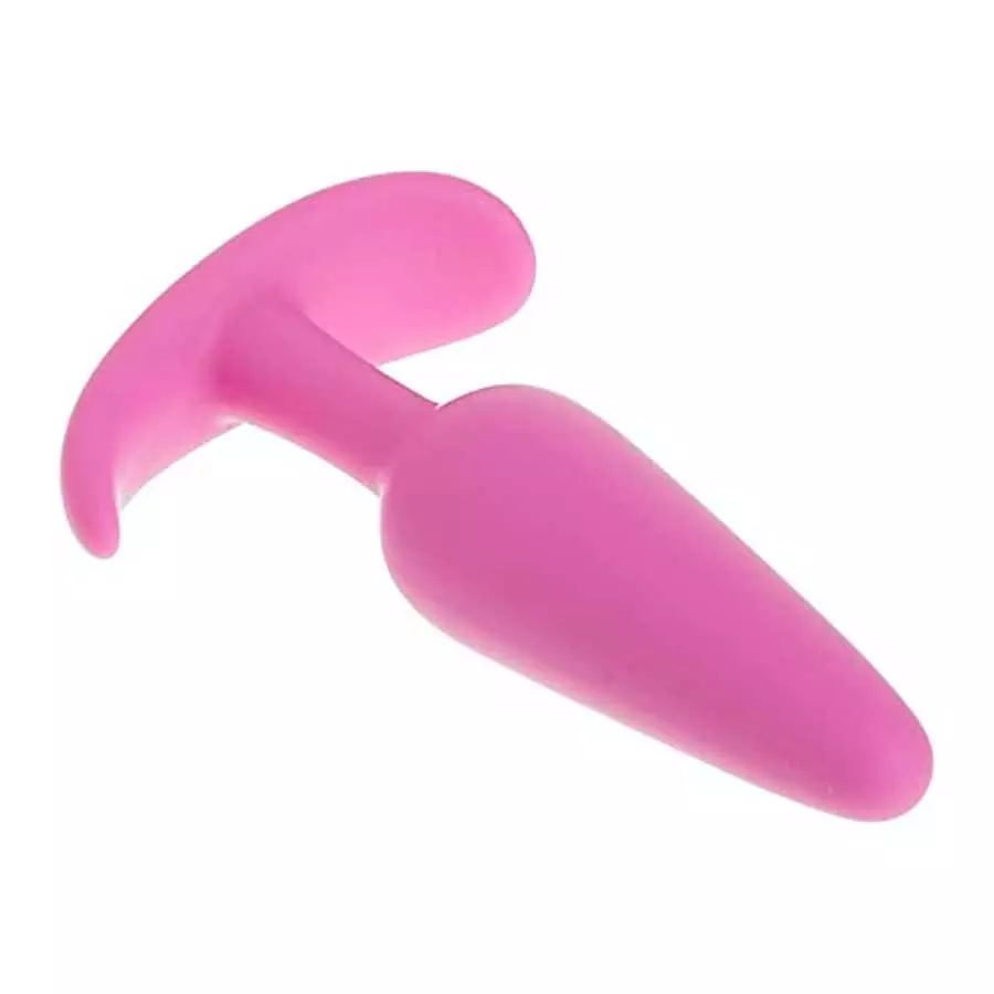 Doc Johnson Mood - Naughty 1 - Silicone Anal Plug - Large - 4.9 in. Long and 1.3 in. Wide - Tapered Base for Comfort Between The