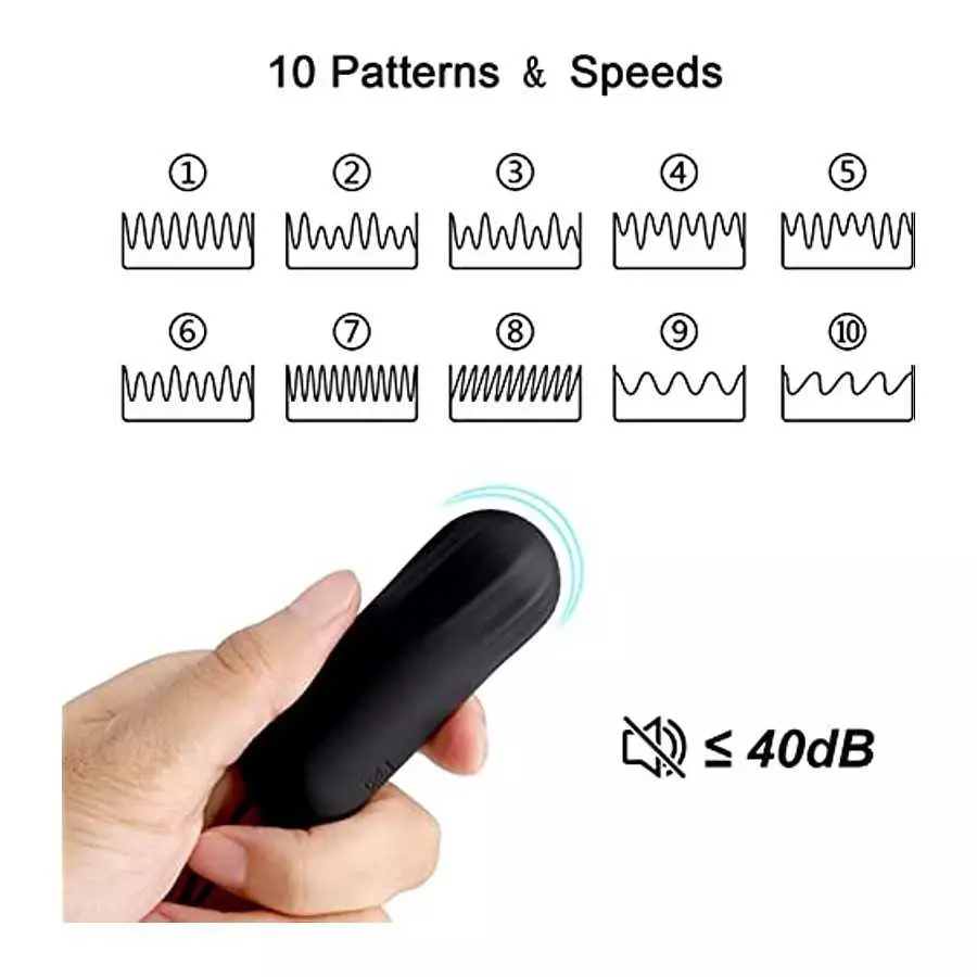 Bullet Vibrator, Nipple Clitorals Stimulator, USB Rechargeable, Wterproof, Quiet, Mini Sex Toys for Travel