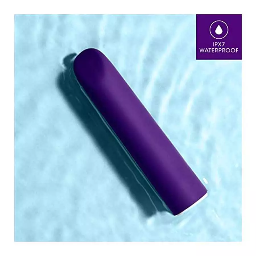 Blush Wellness Power Vibe - Discreet Powerful Lipstick Massager with 10 Modes - Travel Friendly and Rechargeable Satin Smooth De