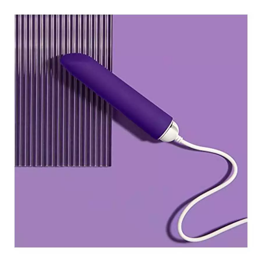 Blush Wellness Power Vibe - Discreet Powerful Lipstick Massager with 10 Modes - Travel Friendly and Rechargeable Satin Smooth De