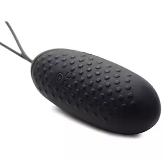 28X Nubbed Silicone Vibrating Egg with Remote Control