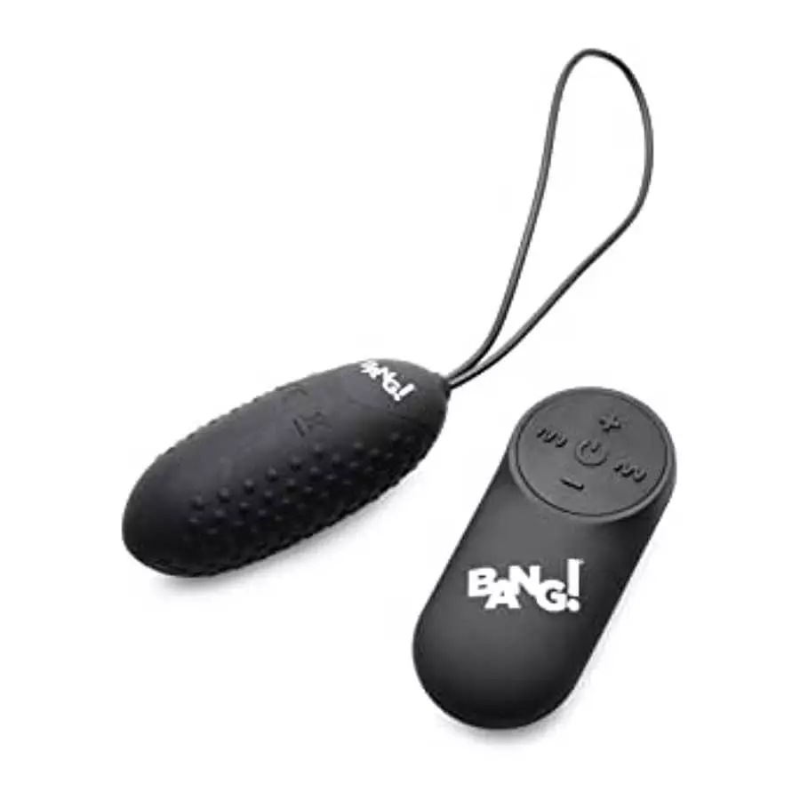 28X Nubbed Silicone Vibrating Egg with Remote Control