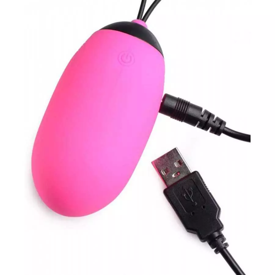 XL Silicone Vibrating Egg - Black