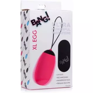 XL Silicone Vibrating Egg - Black