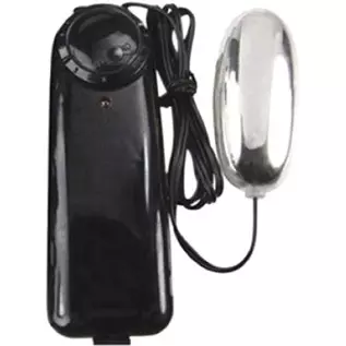 Bullet Vibrator with Remote Control - Sex Toys for Couples - Adult Vibe Egg Massager - Black and Silver - BIA