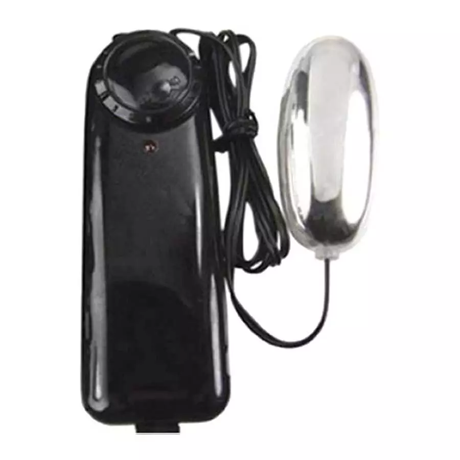 Bullet Vibrator with Remote Control - Sex Toys for Couples - Adult Vibe Egg Massager - Black and Silver - BIA