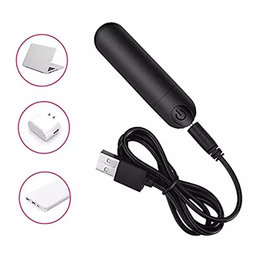 Bullet Vibrator for Women, Dual Motor Bullet Vibrator, Nipple and Clitoris and Vaginal and Anal Stimulator, 10 Modes Mini Vibrat