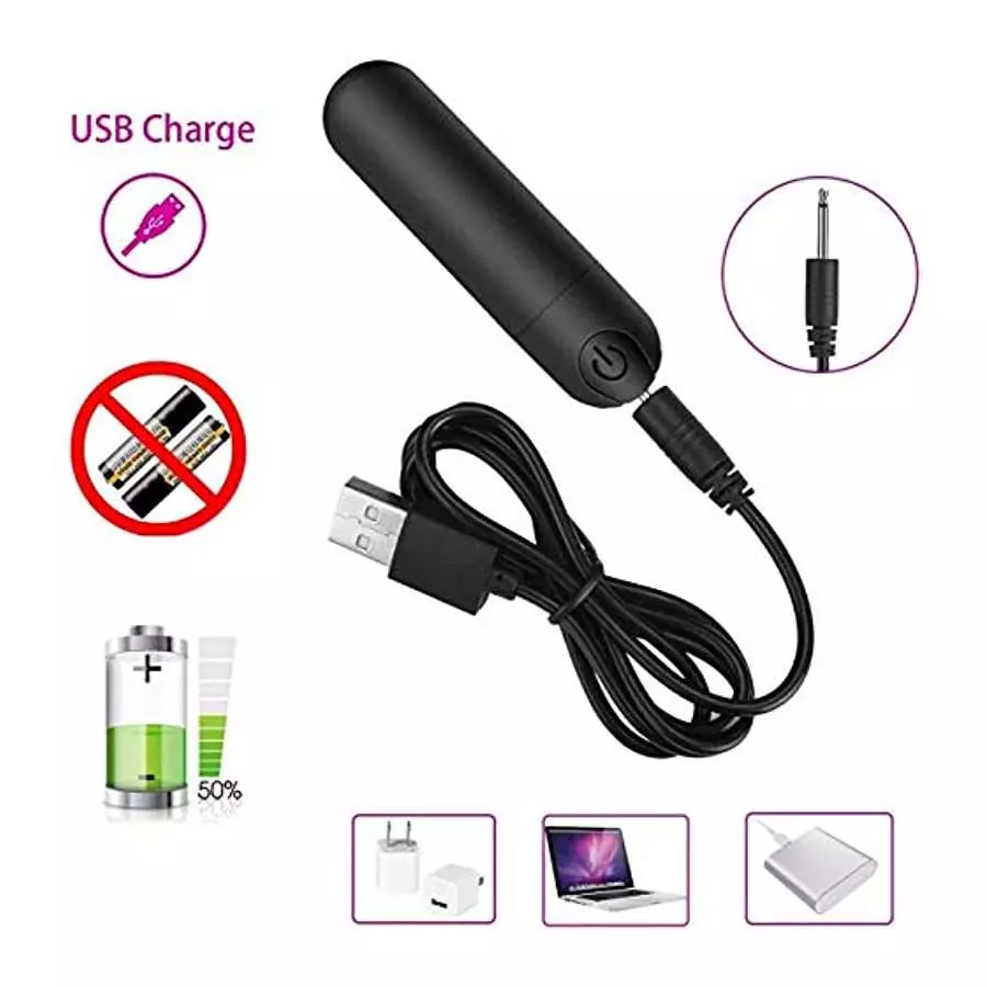 Vibrator Clitoris and G-spot Nipple Stimulator Vibrating Massager, Vaginal Dildo for Clit Stimulation Vibrator, Rechargeable Por