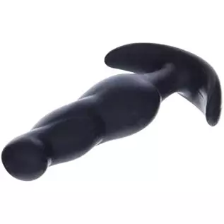 Doc Johnson Mood - Naughty 3 - Silicone Anal Plug - Large - 4.9 in. Long and 1.2 in. Wide - Tapered Base for Comfort Between The
