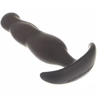 Doc Johnson Mood - Naughty 3 - Silicone Anal Plug - Large - 4.9 in. Long and 1.2 in. Wide - Tapered Base for Comfort Between The
