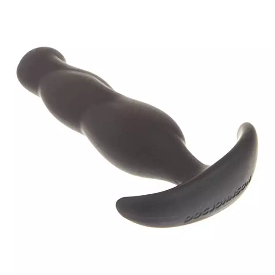 Doc Johnson Mood - Naughty 3 - Silicone Anal Plug - Large - 4.9 in. Long and 1.2 in. Wide - Tapered Base for Comfort Between The
