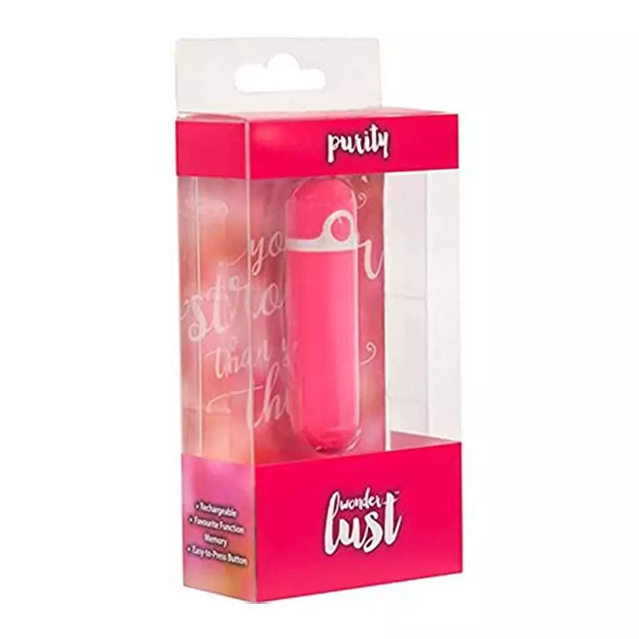 BMS Enterprises Wonderlust Purity Bullet Vibrator Rechargeable (Pink) BMS Enterprises Wonderlust Purity Bullet Vibrator Rechargeable (Pink)