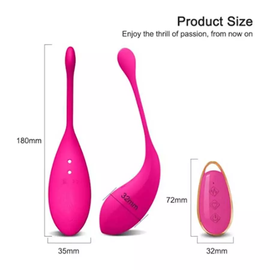 Waterproof Sex Toys Personal Sexual Massager Bullet Rechargeable Vibrator G-Spot Exercise Ball Remote Control Stimulation Wirele