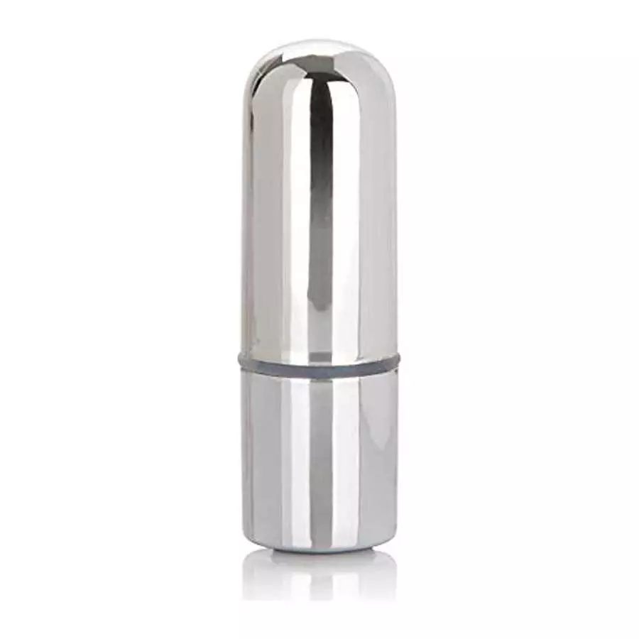 CalExotics Rechargeable Mini Bullet - Adult 3 Speed Vibe Massager - Waterproof Travel Size Sex Toys for Couples - Silver