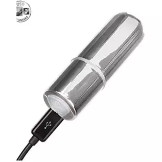CalExotics Rechargeable Mini Bullet - Adult 3 Speed Vibe Massager - Waterproof Travel Size Sex Toys for Couples - Silver