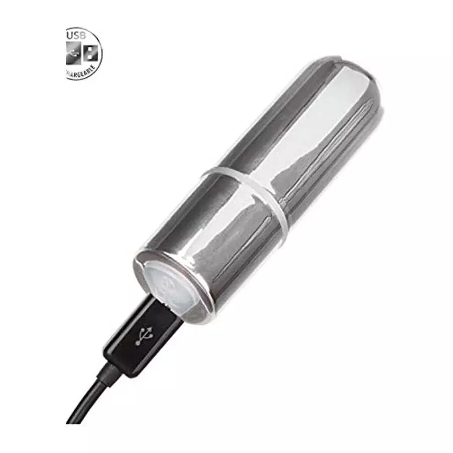 CalExotics Rechargeable Mini Bullet - Adult 3 Speed Vibe Massager - Waterproof Travel Size Sex Toys for Couples - Silver
