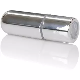 CalExotics Rechargeable Mini Bullet - Adult 3 Speed Vibe Massager - Waterproof Travel Size Sex Toys for Couples - Silver