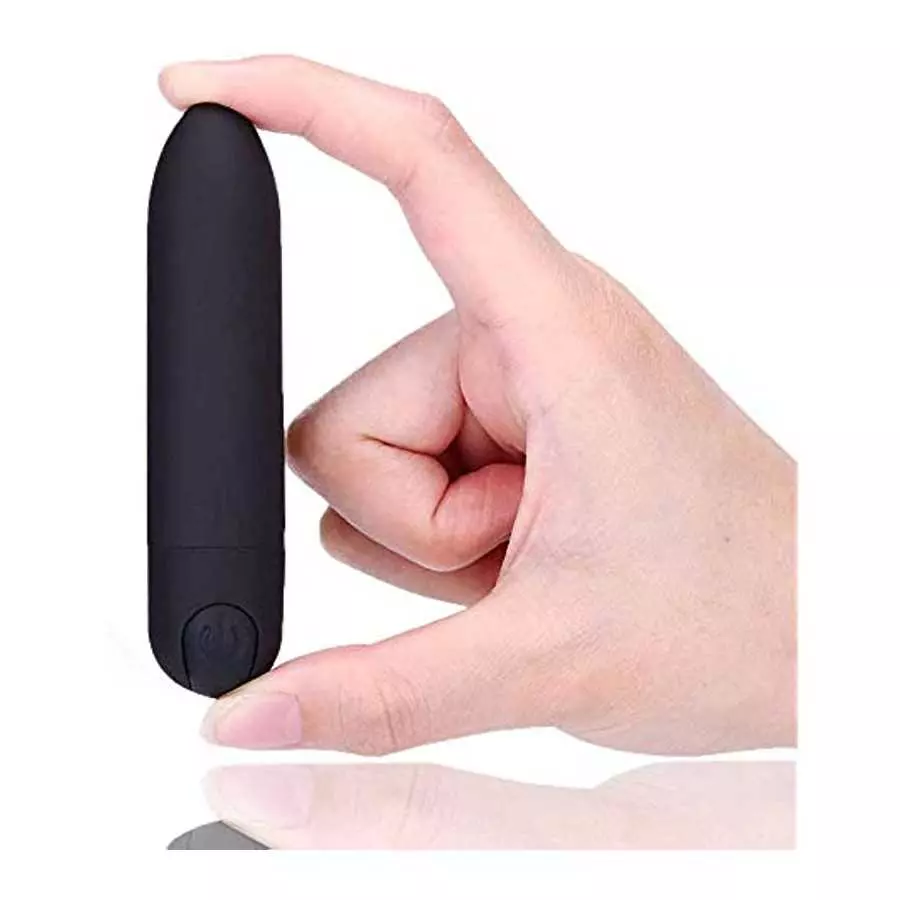 PPW Upgrade Bullet Massager for Sex Toy,USB Recharge,Waterproof,Powerful Mini Finger Stimulating Clitoral Vibrator Massager Blac
