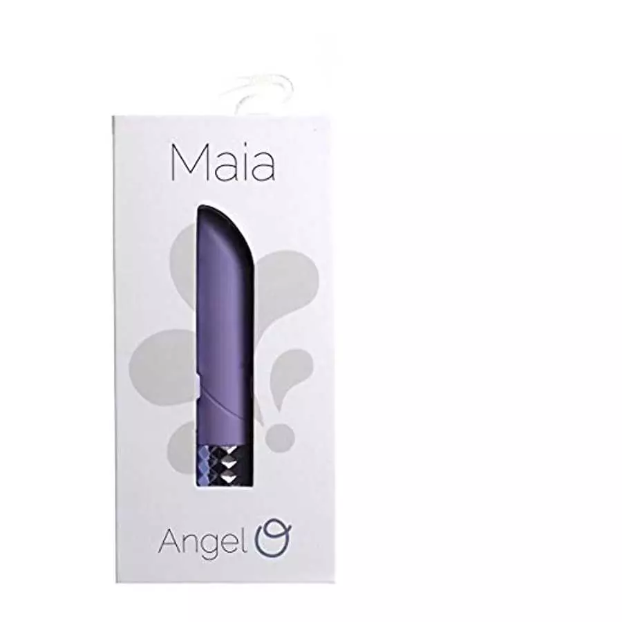 New Supercharged Angel Crystal Gems USB Rechargeable 25 Function Bullet Massage Vibrator - Super Charge Your Pleasure with a Tou