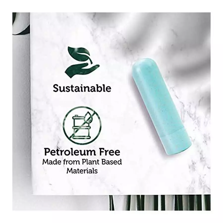 Blush Gaia Eco Bullet Powerful USB Rechargeable 10-Function Splashproof Biofeel Vibrator Sex Toy for Adults - Aqua