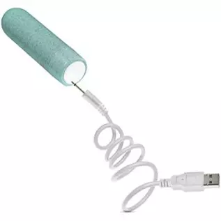 Blush Gaia Eco Bullet Powerful USB Rechargeable 10-Function Splashproof Biofeel Vibrator Sex Toy for Adults - Aqua Blush Gaia Eco Bullet Powerful USB Rechargeable 10-Function Splashproof Biofeel Vibrator Sex Toy for Adults - Aqua