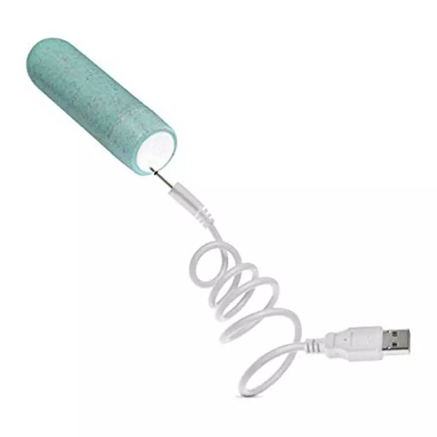 Blush Gaia Eco Bullet Powerful USB Rechargeable 10-Function Splashproof Biofeel Vibrator Sex Toy for Adults - Aqua