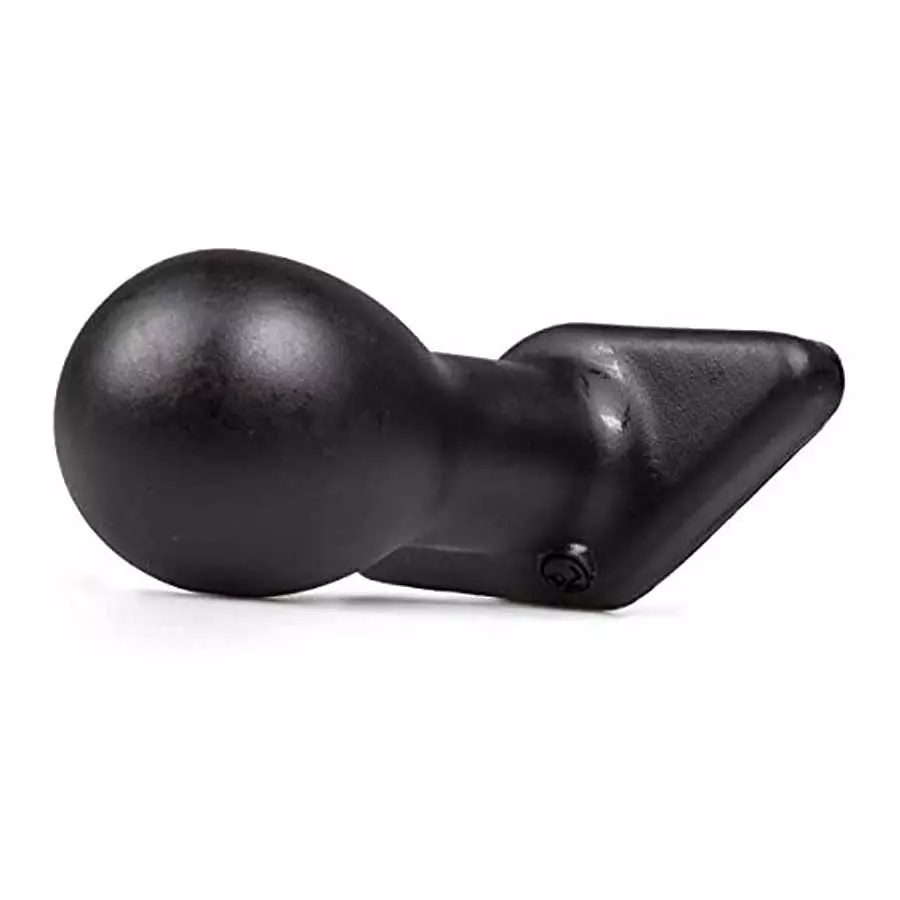 Doc Johnson Titanmen - The Hitch - 4 Inch Smooth Cushioned Plug - 4.2" Long and 1.9" Wide - Flared Safety Base - Matte Finish - 