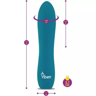 Viben Vivacious Bullet Vibrator | 10 Function Power Bullet | Premium Silicone Rumble Motor | USB Rechargeable Waterproof Adult T