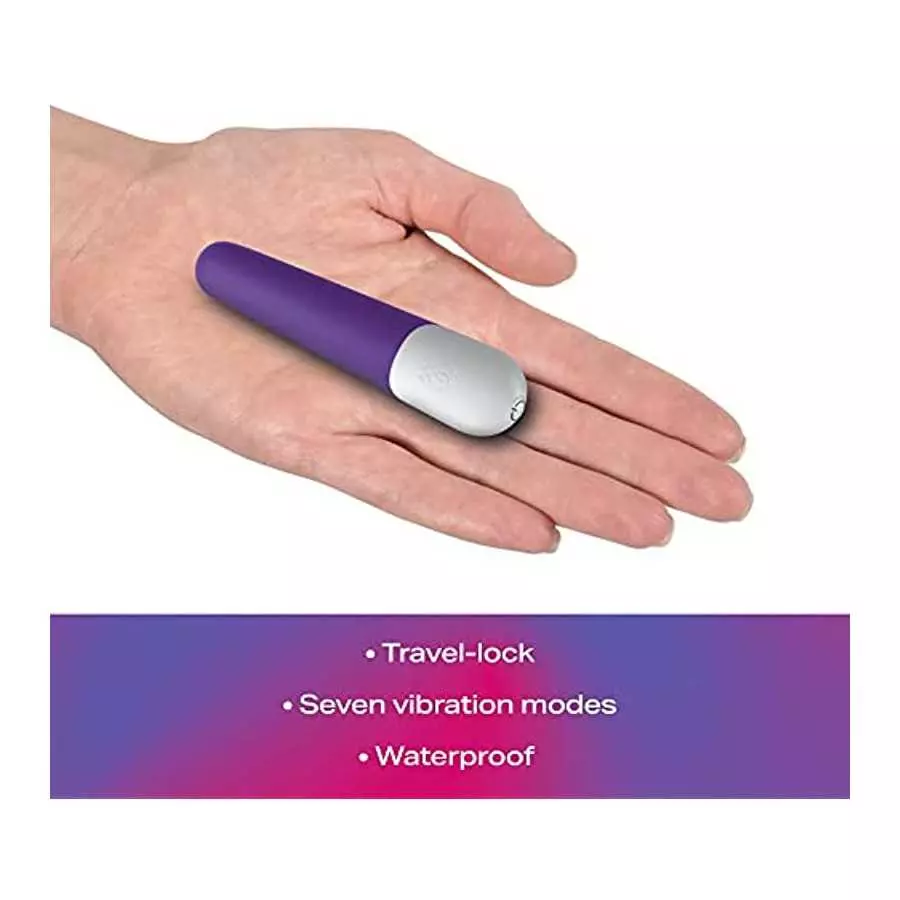 JIMMYJANE Bullet-Style Rechargeable Pocket Vibrator for Powerful, Fulfilling Vibrations - 7 Vibration Modes, for Women & Couples