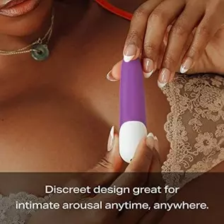 JIMMYJANE Bullet-Style Rechargeable Pocket Vibrator for Powerful, Fulfilling Vibrations - 7 Vibration Modes, for Women & Couples JIMMYJANE Bullet-Style Rechargeable Pocket Vibrator for Powerful, Fulfilling Vibrations - 7 Vibration Modes, for Women & Couples