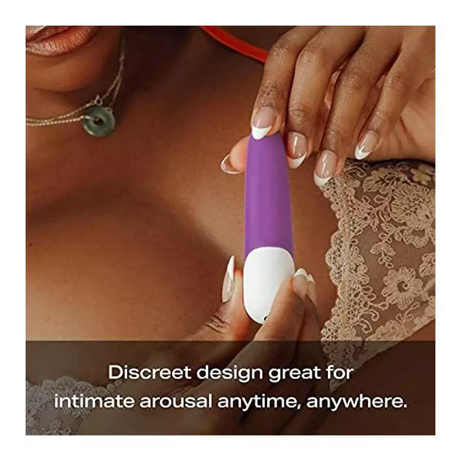 JIMMYJANE Bullet-Style Rechargeable Pocket Vibrator for Powerful, Fulfilling Vibrations - 7 Vibration Modes, for Women & Couples