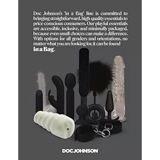 Doc Johnson Bullet Vibe in A Bag - 10 Function, Silicone, Rechargeable, Total Length: 3.5 in. (8.9 cm), Insertable Length: 2.5 i
