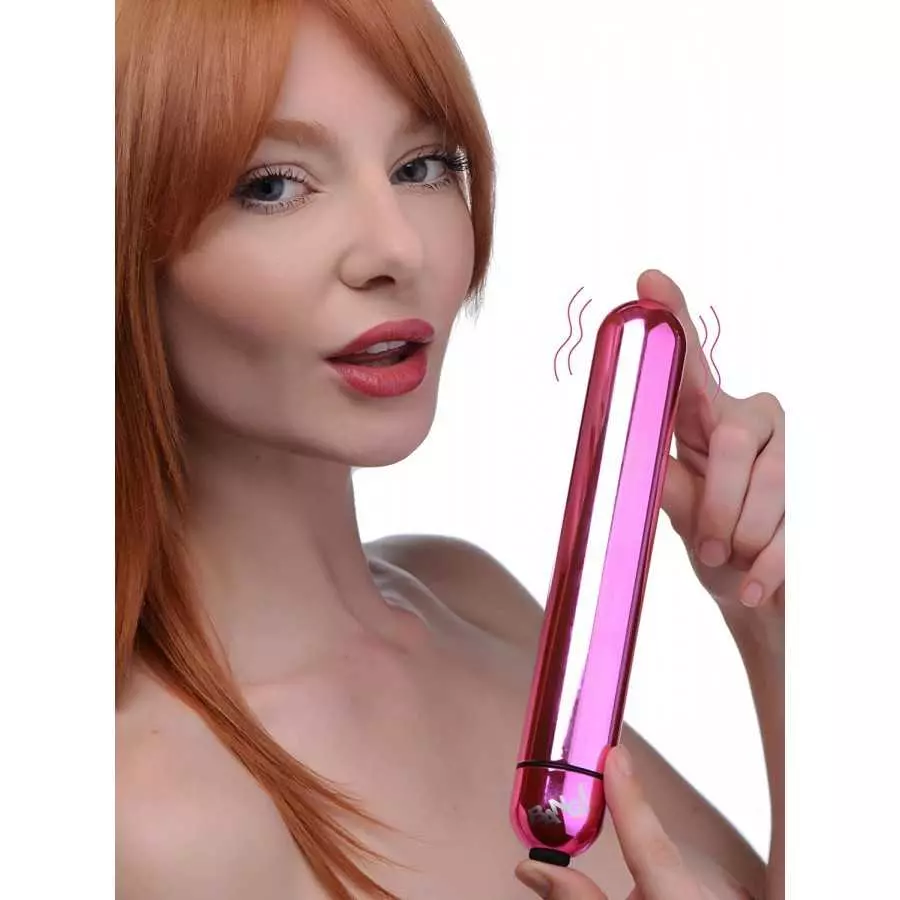 BANG! XL Vibrating Metallic Bullet - Pink