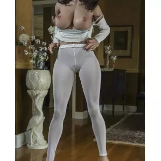 YL 158cm Isla Silicone YL Doll White Leggings (5ft2)