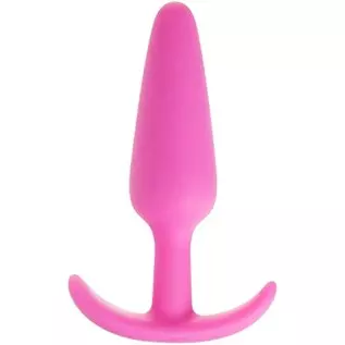 Doc Johnson Mood - Naughty 1 - Silicone Anal Plug - Medium - 3.9 in. Long and 1 in. Wide - Tapered Base for Comfort Between The 
