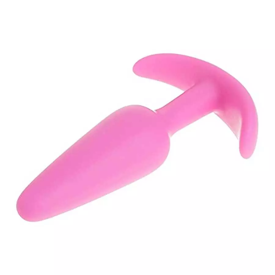 Doc Johnson Mood - Naughty 1 - Silicone Anal Plug - Medium - 3.9 in. Long and 1 in. Wide - Tapered Base for Comfort Between The 