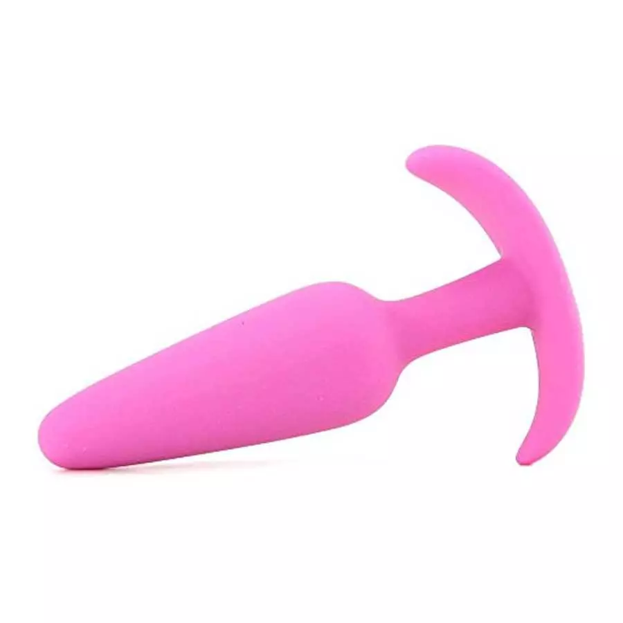 Doc Johnson Mood - Naughty 1 - Silicone Anal Plug - Medium - 3.9 in. Long and 1 in. Wide - Tapered Base for Comfort Between The 