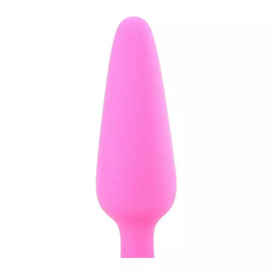 Doc Johnson Mood - Naughty 1 - Silicone Anal Plug - Medium - 3.9 in. Long and 1 in. Wide - Tapered Base for Comfort Between The 