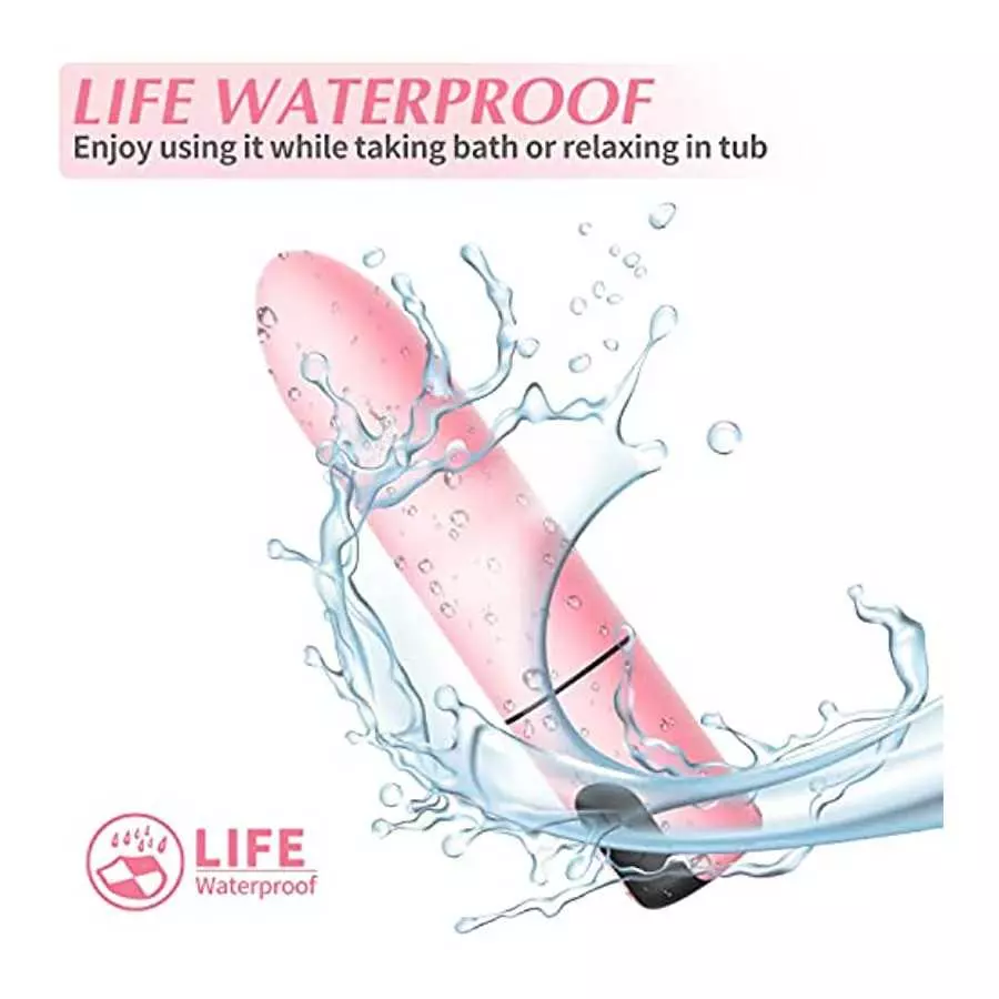 G Spot Bullet Vibrator Clitorals Stimulator - USB Rechargeable for Travel - 10 Modes Portable Waterproof Mini Nipple Vaginal Ana