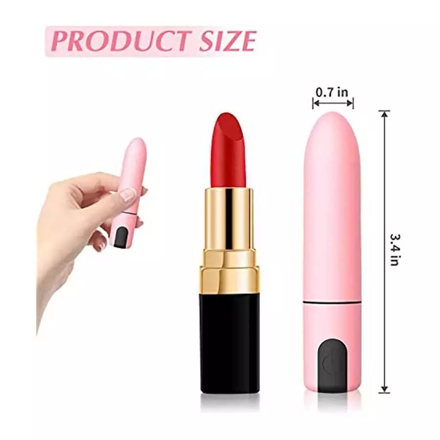 G Spot Bullet Vibrator Clitorals Stimulator - USB Rechargeable for Travel - 10 Modes Portable Waterproof Mini Nipple Vaginal Ana
