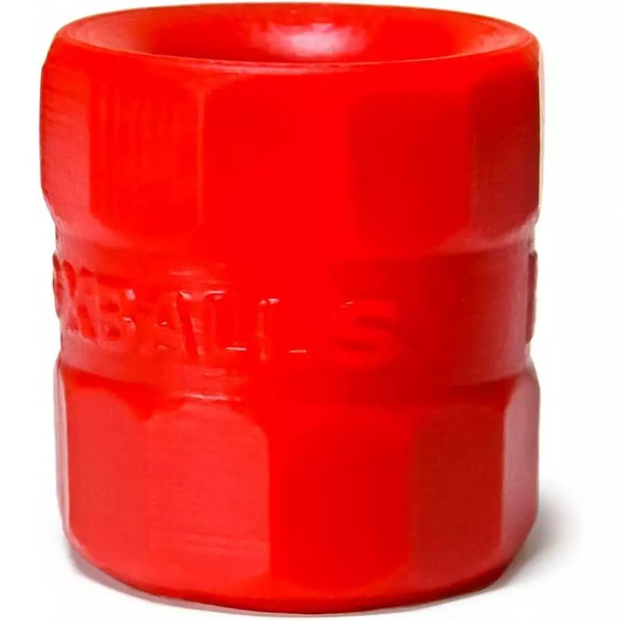 OXBALLS BULLBALLS-1, ballstretcher, RED, Small