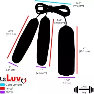 Bundle of 2 Items LeLuv Vibrator Silver Bullets Dual Small and Dual Large/Small Multi-Speed Massager Eggs Bundle of 2 Items LeLuv Vibrator Silver Bullets Dual Small and Dual Large/Small Multi-Speed Massager Eggs