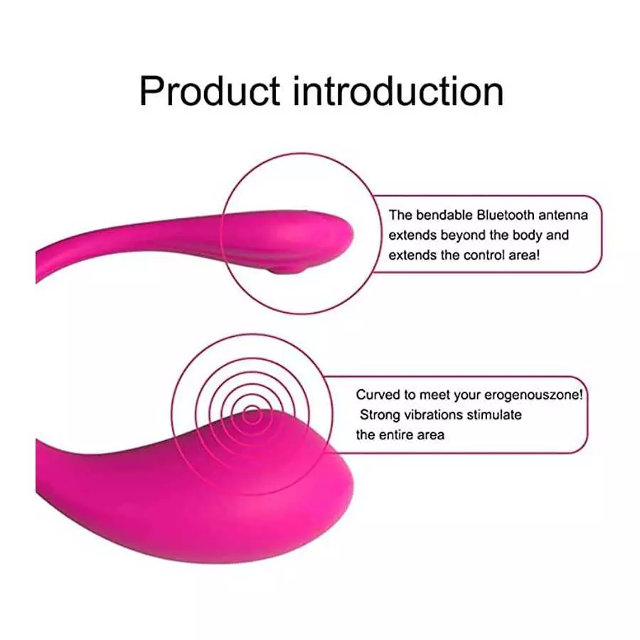LV Rose Lush Pink Magic Bullet Vibrator 2023, APP Control Silicon Pelvic Exercise Trainer, Upgraded Wearable Bluetooth Stimulato
