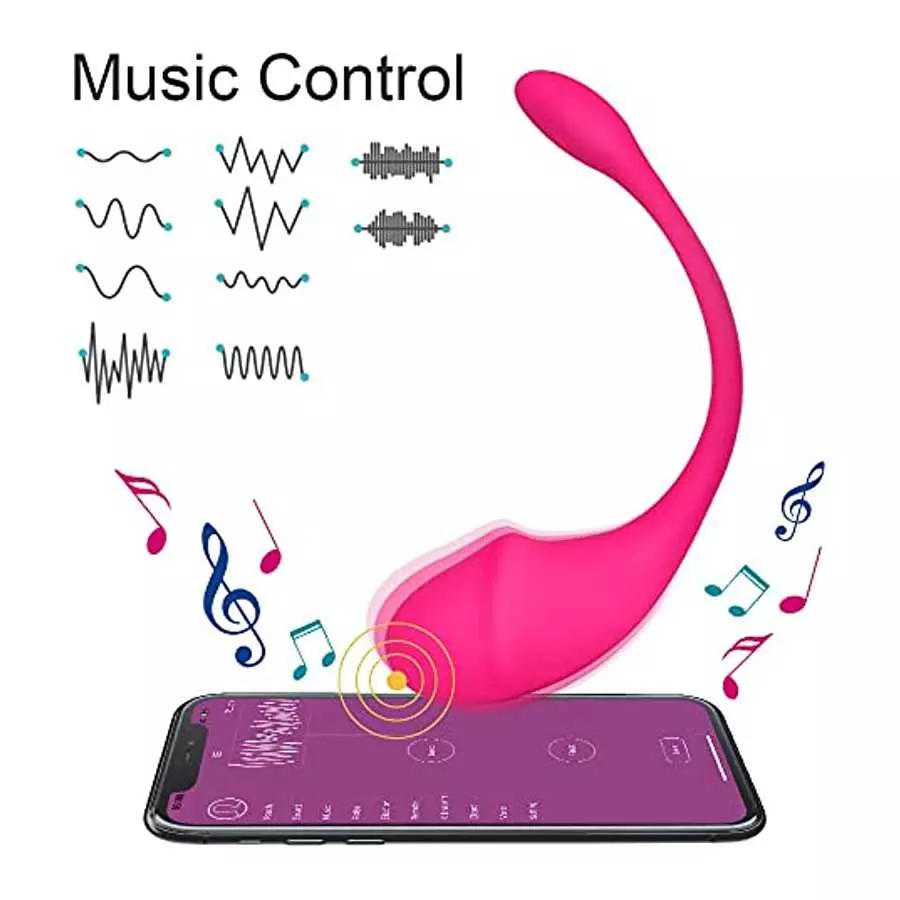 LV Rose Lush Pink Magic Bullet Vibrator 2023, APP Control Silicon Pelvic Exercise Trainer, Upgraded Wearable Bluetooth Stimulato