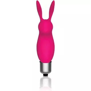 Sexy Gift Set Bundle of Silibuns, Silicone Bunny Bullet Pink and Icon Brands Make Me Melt Sensual Warm-Drip Candles, 4 Pack, Red
