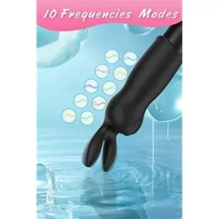 Rabbit Bullet Vibrator for Precision Clitoral Stimulation, Discreet Rechargeable with 10 Frequencies Waterproof G-spot Stimulato Rabbit Bullet Vibrator for Precision Clitoral Stimulation, Discreet Rechargeable with 10 Frequencies Waterproof G-spot Stimulato