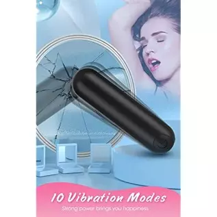 Rabbit Bullet Vibrator for Precision Clitoral Stimulation, Discreet Rechargeable with 10 Frequencies Waterproof G-spot Stimulato Rabbit Bullet Vibrator for Precision Clitoral Stimulation, Discreet Rechargeable with 10 Frequencies Waterproof G-spot Stimulato