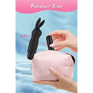 Rabbit Bullet Vibrator for Precision Clitoral Stimulation, Discreet Rechargeable with 10 Frequencies Waterproof G-spot Stimulato Rabbit Bullet Vibrator for Precision Clitoral Stimulation, Discreet Rechargeable with 10 Frequencies Waterproof G-spot Stimulato