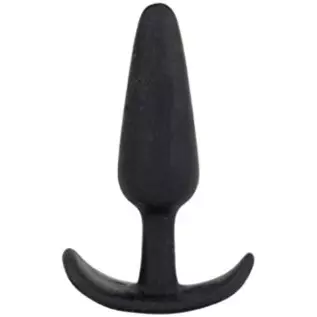Doc Johnson Mood - Naughty 1 - Silicone Anal Plug - Medium - 3.9 in. Long and 1 in. Wide - Tapered Base for Comfort Between The 