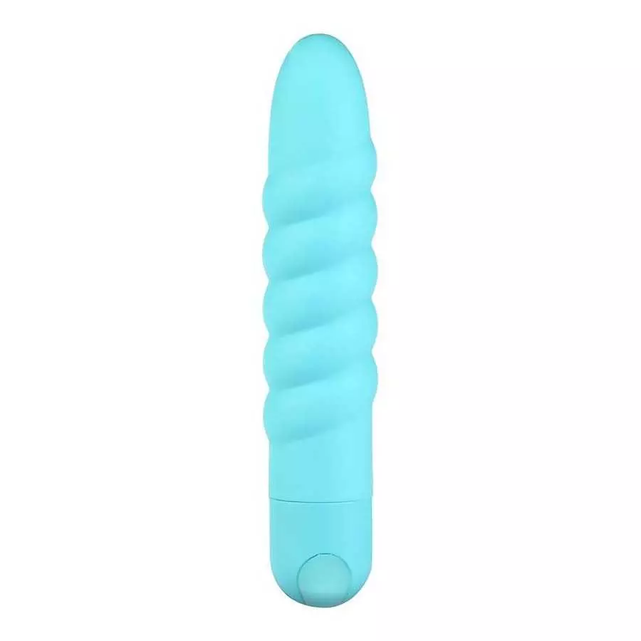 Maia Toys LOLA USB Rechargeable Silicone 10-Function Vibrating Twisty Bullet (Blue) Maia Toys LOLA USB Rechargeable Silicone 10-Function Vibrating Twisty Bullet (Blue)